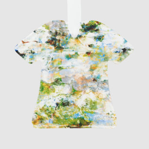 Grafik-Design-Kunst für Grünes Wasser Ornament