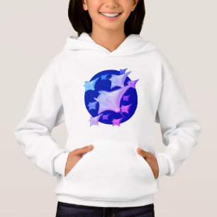 Grafik Design Manta Ray Lover Hoodie