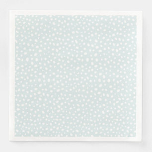 Grafik-Design von Seafoam Uneven Dots Serviette