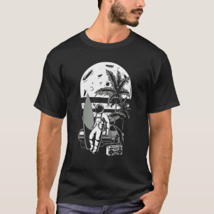 Grafik für Damen Cool Astronauten Moon Retro T-Shirt