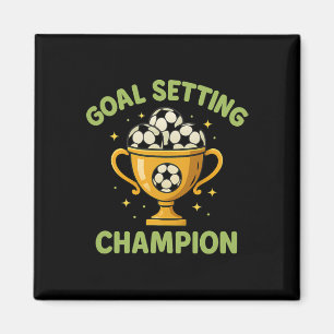 Grafik für Fußball-Trophäe für Zielsetzung-Champio Magnet