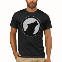 GRAFIK HOWLING WOLF DESIGN ILLUSTRATION