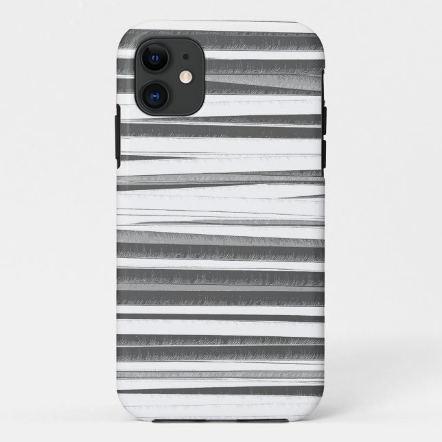Grafik-Kunst in Schwarzweiß Case-Mate iPhone Hülle (Rückseite)