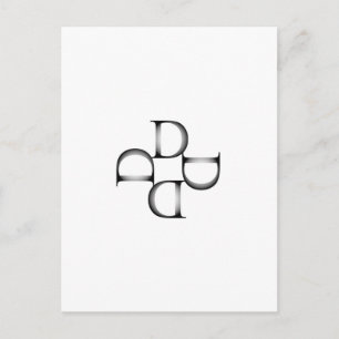 Grafik mit D Postkarte