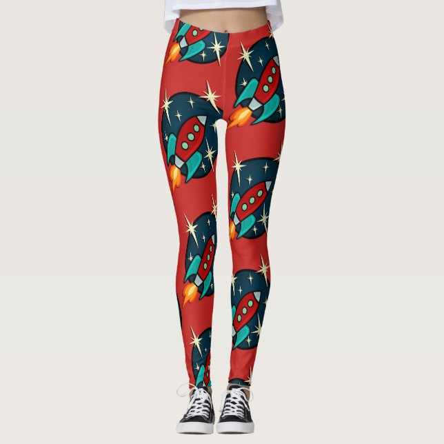 GRAFIK PATTERN LEGGINGS (Vorderseite)