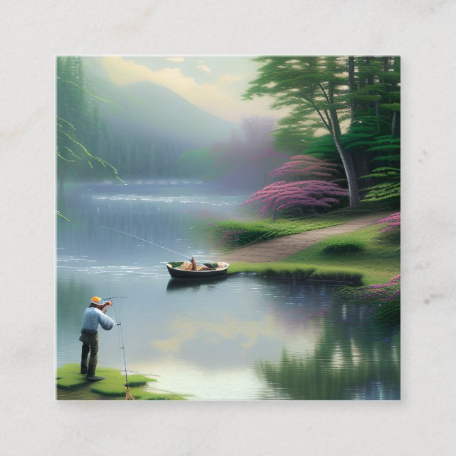 Grafik Quadratische Visitenkarte (Vorderseite)