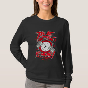 Grafik-T-Shirts Time Is Money Sneaker Match 4 Red  T-Shirt