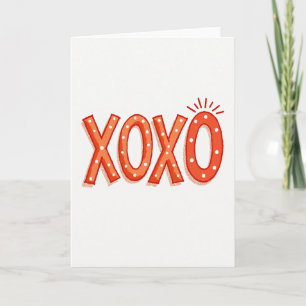 Grafik Xoxo Kuss Umarmungen Karte