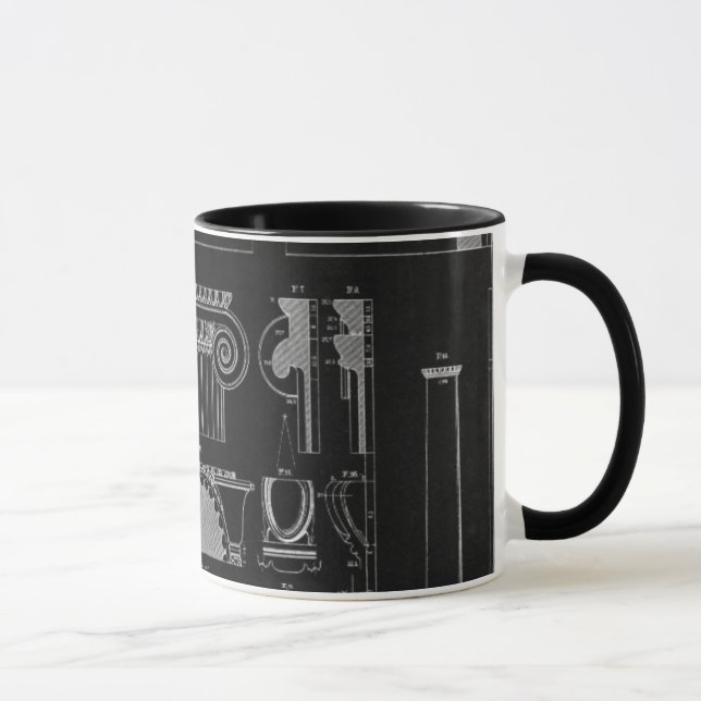 Grafikarchitektur IV Tasse (Rechts)