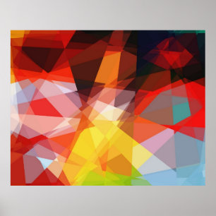 Grafikdesign Cubism art Poster