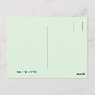 Grafikdesign der Rose Postkarte