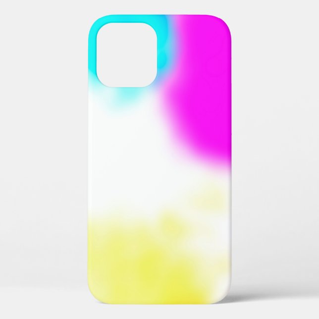 Grafikdesign digitaler Weichzeichner Textur Case-Mate iPhone Hülle (Rückseite)
