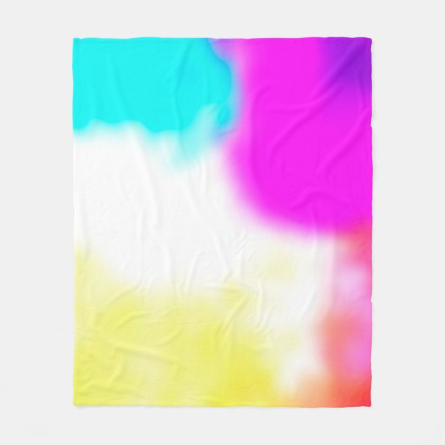 Grafikdesign digitaler Weichzeichner Textur Fleecedecke (Vorderseite)