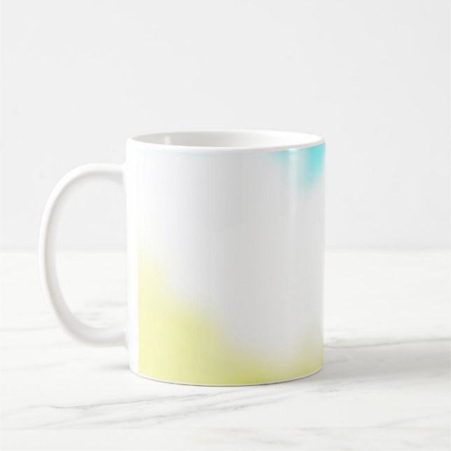 Grafikdesign digitaler Weichzeichner Textur Kaffeetasse (Links)