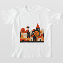 Grafikdesign eines ländlichen Herbstes T-Shirt