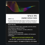 Grafikdesign, Grafik-Designer-Werbung Flyer<br><div class="desc">Grafikdesign,  Grafik-Designer-Werbung Flyer vom Business Card Store.</div>