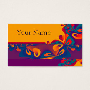 Grafikdesign Muster - violett orange + Ihr Text
