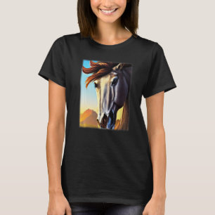 Grafikdesign Tiermotiv auf dem Fahrrad mit tl T-Shirt