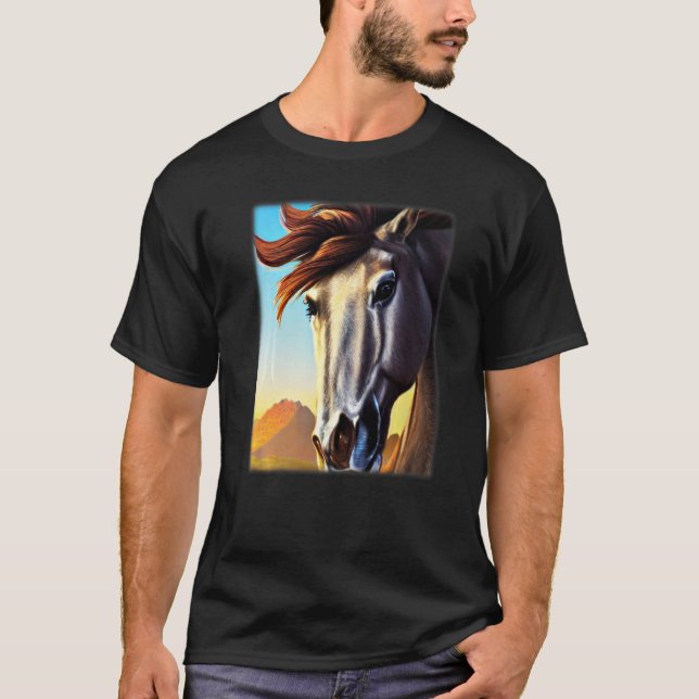 Grafikdesign Tiermotiv auf dem Fahrrad mit tl T-Shirt (Vorderseite)