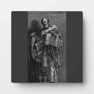 Grafikdesign zum Heiligen Athanasius von Alexandri Fotoplatte