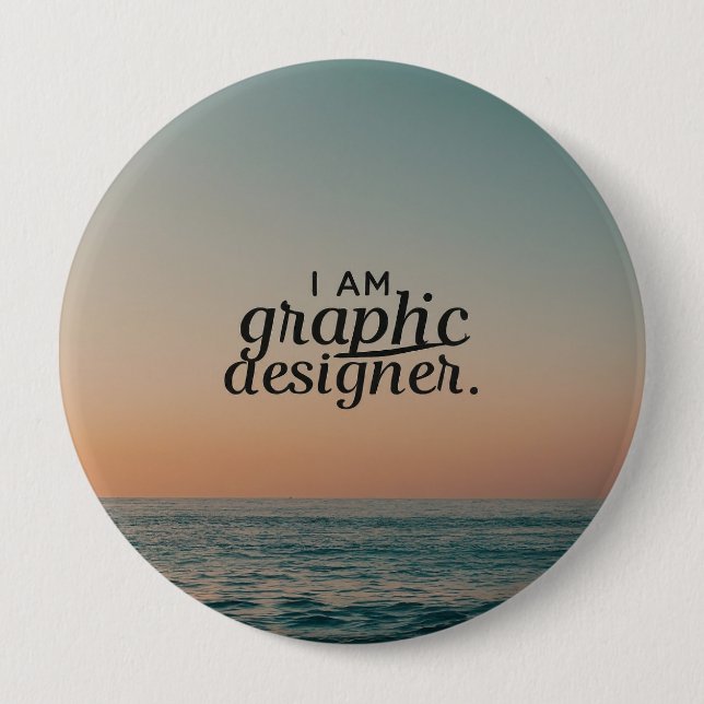 Grafikdesigner Button (Vorderseite)
