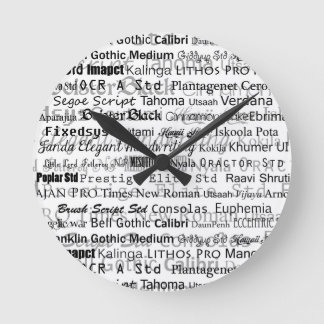 Grafikdesigner Runde Wanduhr