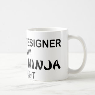 Grafikdesigner tödliches Ninja Kaffeetasse