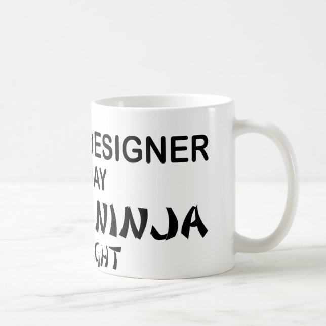 Grafikdesigner tödliches Ninja Kaffeetasse (Rechts)