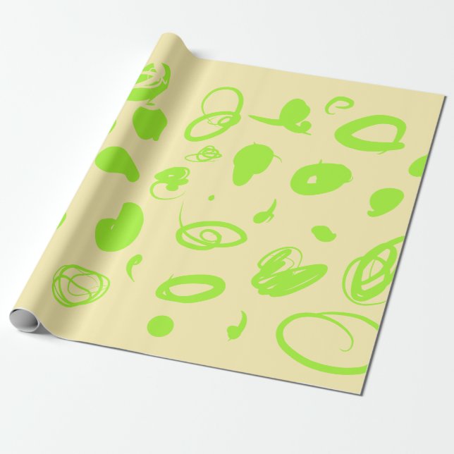 Grafikfleckenpapier Geschenkpapier (Ungerollt)