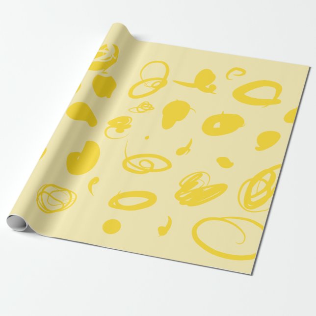 Grafikfleckenpapier Geschenkpapier (Ungerollt)