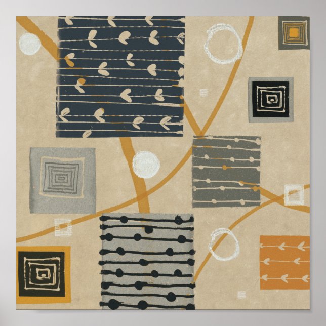 Grafikfliesen Poster (Vorne)