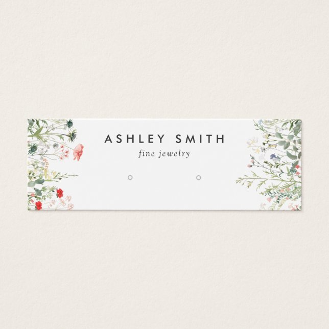 Grafikkarte für den Wildblume "Osterring" (Vorderseite)