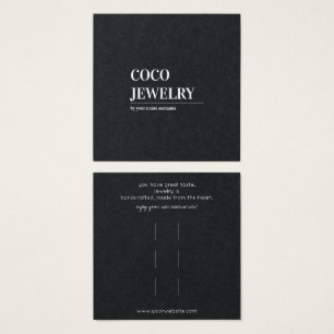 Grafikkarte für Minimalistische Haarklammern
