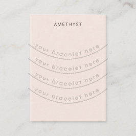 Grafikkarte in Rosa Visitenkarte