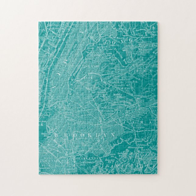 Grafikkarte von New York (Vertikal)