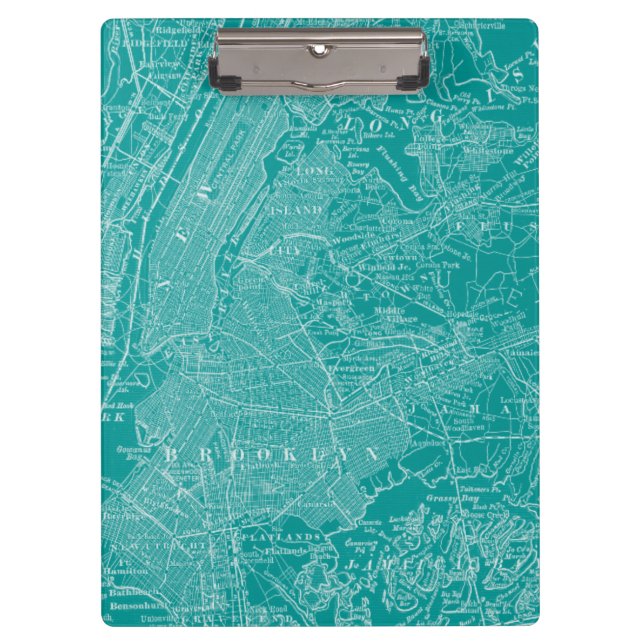 Grafikkarte von New York Klemmbrett (Vorderseite)