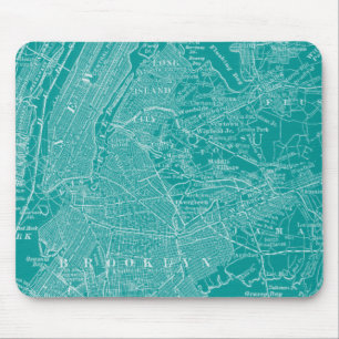 Grafikkarte von New York Mousepad