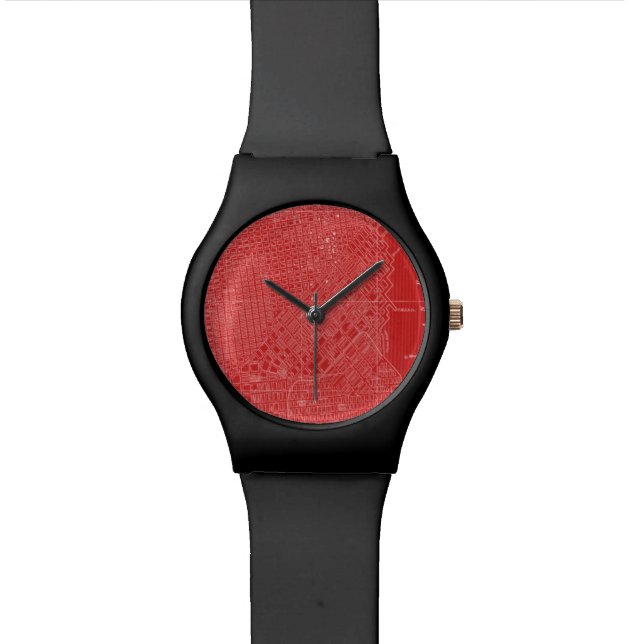 Grafikkarte von San Francisco Uhr (Nahaufnahme)