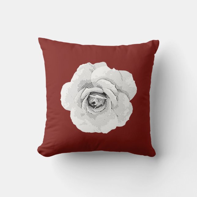 Grafikkissen für die Rose Kissen (Vorderseite)