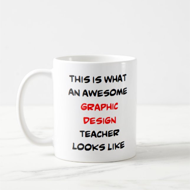 Grafiklehrer, phantastisch kaffeetasse (Links)