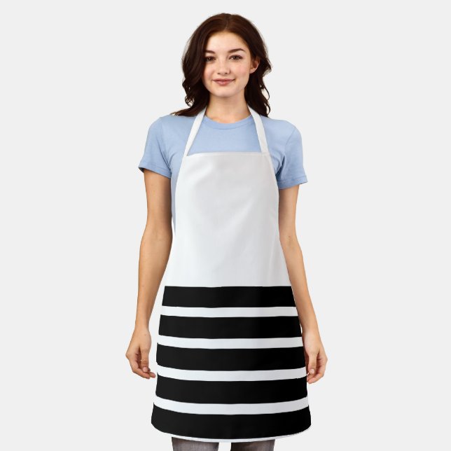 Grafiklinien Schürze (Getragen)