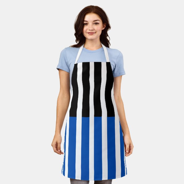 Grafiklinien Schürze (Getragen)