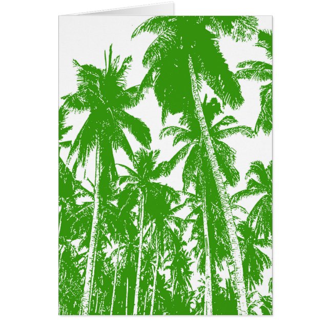 Grafikmuster des Palmbaumdesigns (Vorne)