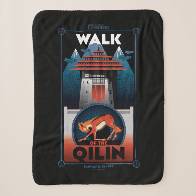 Grafikwanderung des Qilin-Gebirges Sherpadecke (Vorderseite)