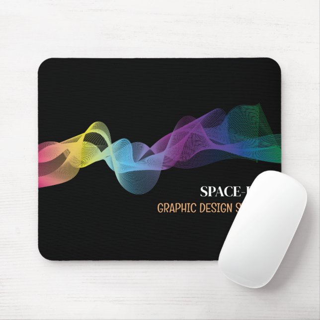GrafikWave-Design, Grafikdesigner Mousepad (Mit Mouse)