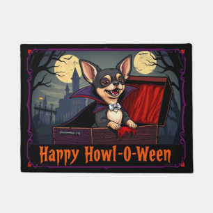 Gräfin Chihuahua Frohes Howl-O-Ween Fußmatte