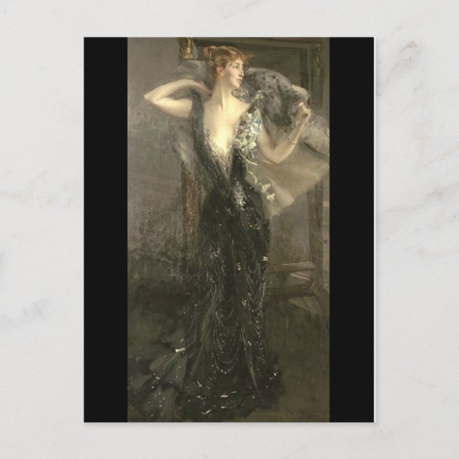 Gräfin Speranza - Boldini Postkarte (Vorderseite)