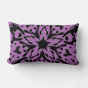 Grafische Blume Lendenkissen