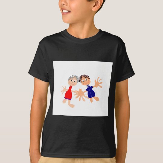 Grafische Charaters Schablone - fertigen Sie Text T-Shirt