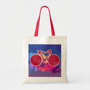 grafische Darstellung von urban bike_art Tragetasche